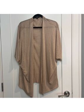Ambiance Light Oversized Tan Knit Cardigan